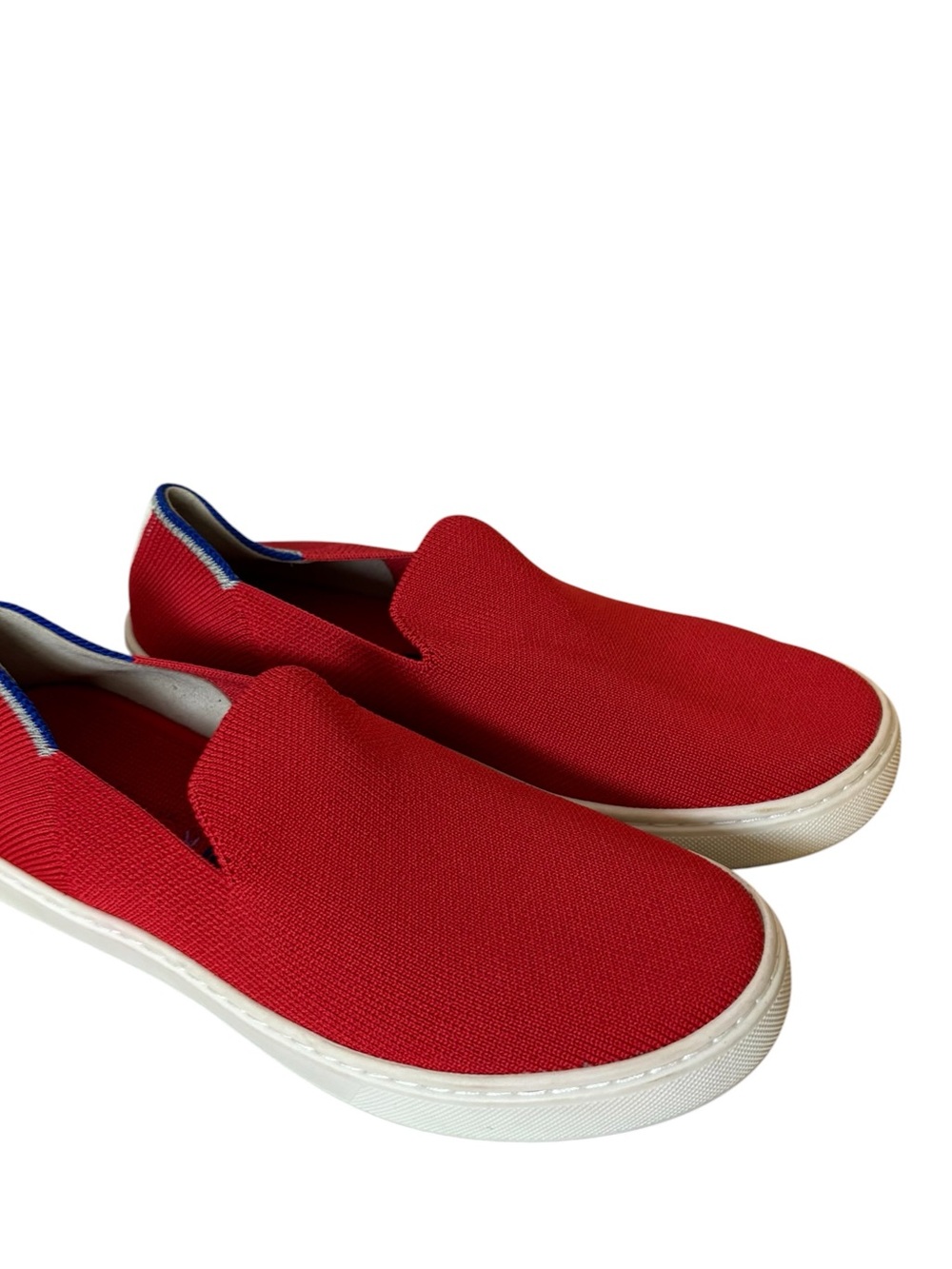 Rothy’s Red Slip On Sneaker Kids Girls Size US 4 Shoes
